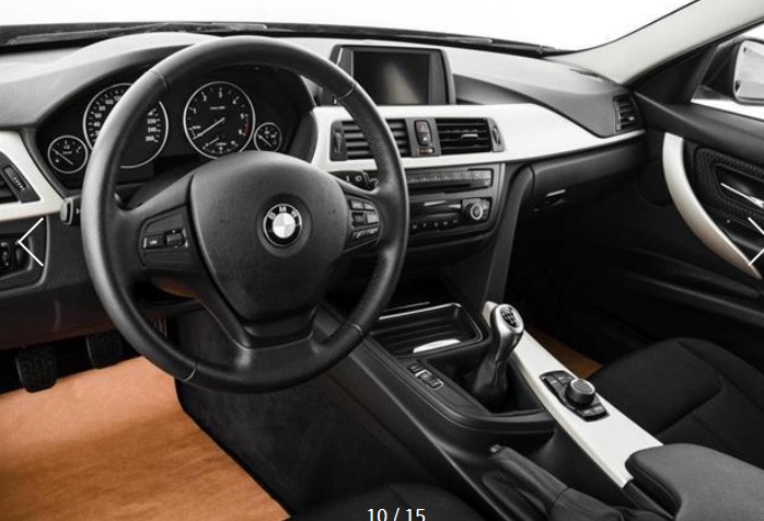 Left hand drive car BMW 3 SERIES (01/01/2015) - 